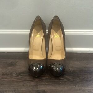 Christian Louboutin Metalipp 120 with chain detail